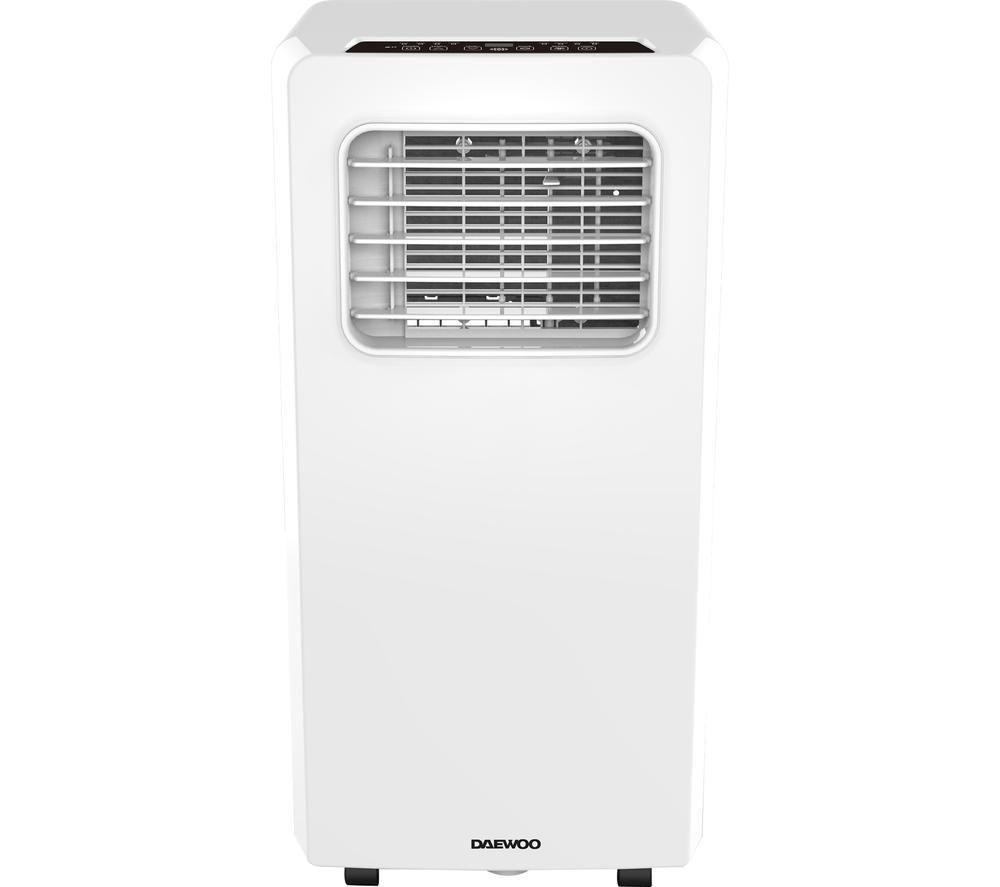 DAEWOO COL1574GE 3-in-1 Smart Portable Dehumidifier, Air Conditioner & Fan - White