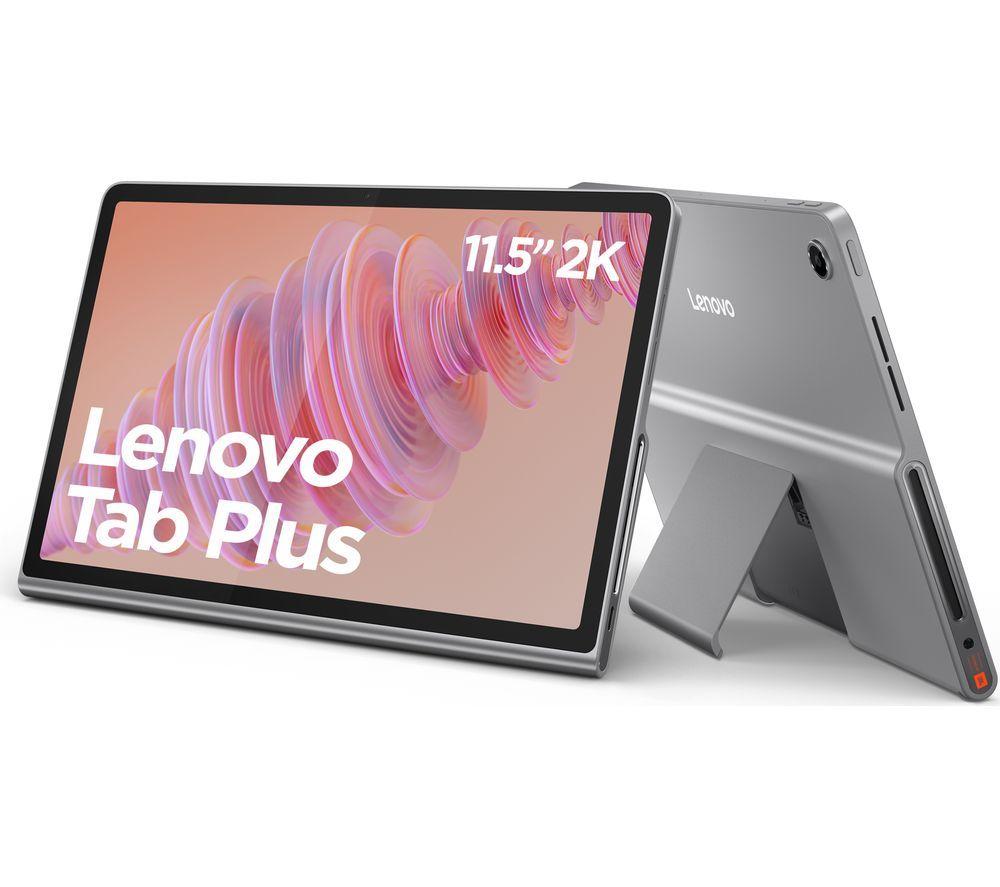 LENOVO Tab Plus 11.5inch Tablet with Sleeve - 128 GB, Luna Grey