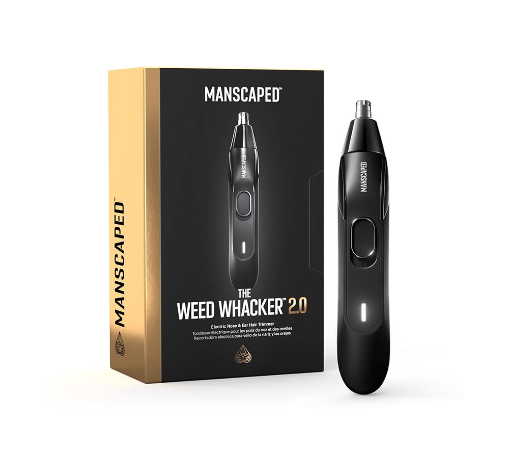 MANSCAPED The Weed Whacker 2.0 Wet & Dry Nose & Ear Trimmer - Black