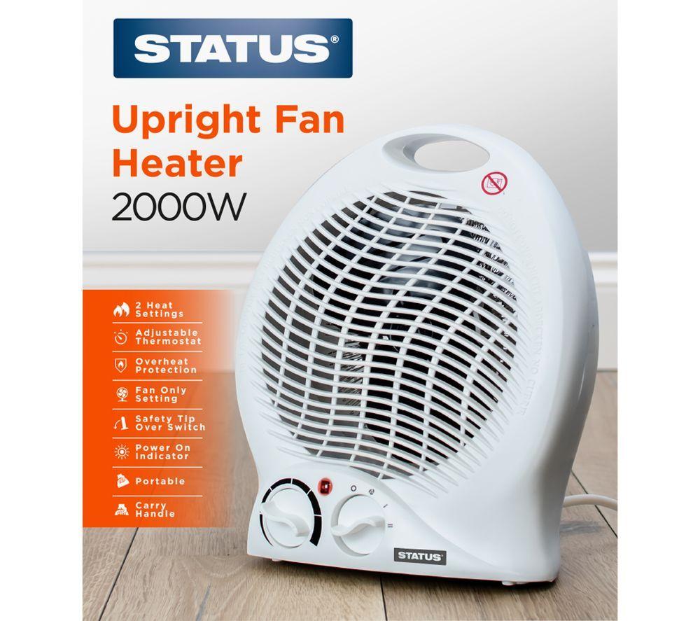 STATUS FH1P-2000W1PKB6 Portable Convector Heater - White