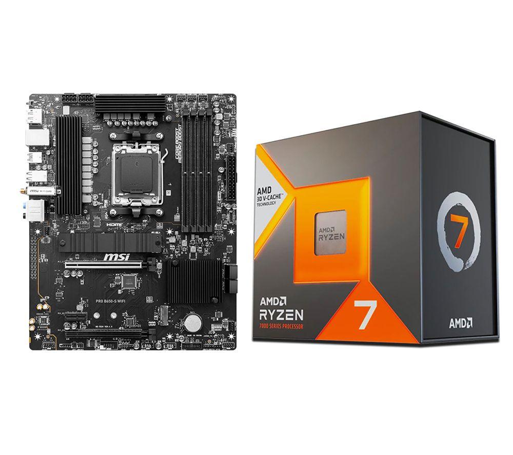 Buy AMD Ryzen 7 7800X3D Processor & PRO B650-S WIFI AM5