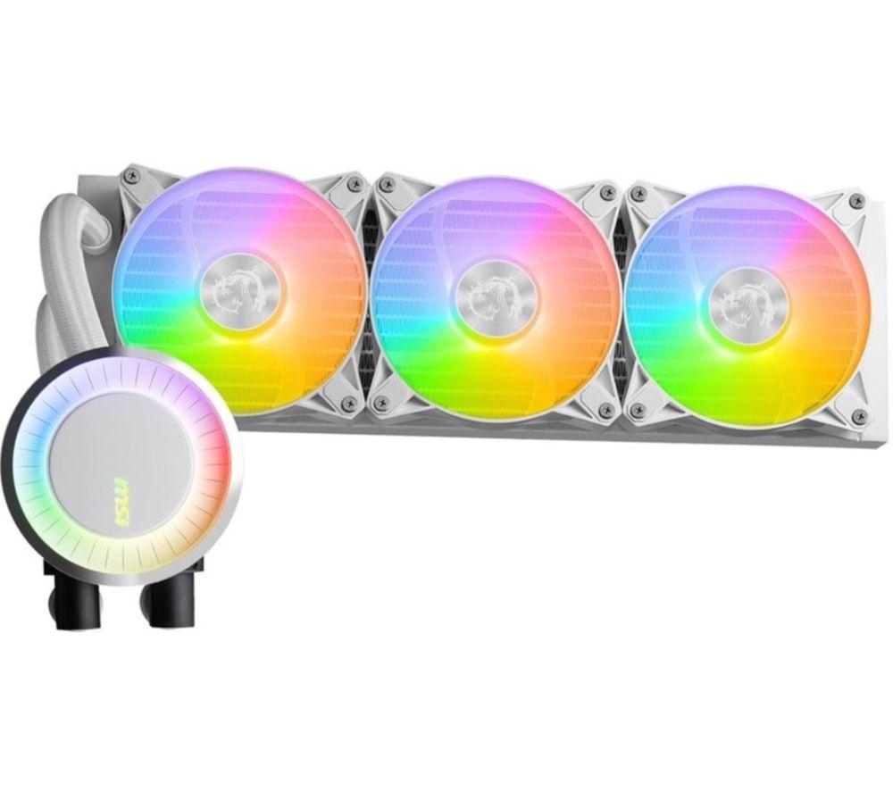 MSI MAG CORELIQUID E360 360 mm Liquid CPU Cooler - RGB LED, White