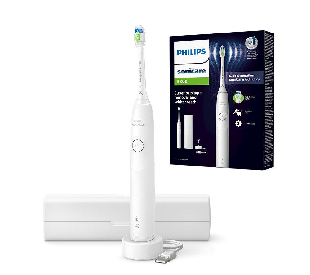 PHILIPS Sonicare Series 5300 HX7108/02 Electric Toothbrush - White