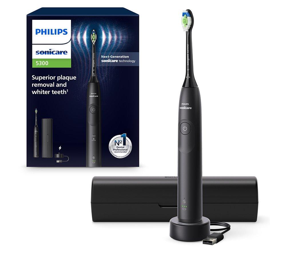 PHILIPS Sonicare Series 5300 HX7101/02 Electric Toothbrush - Black
