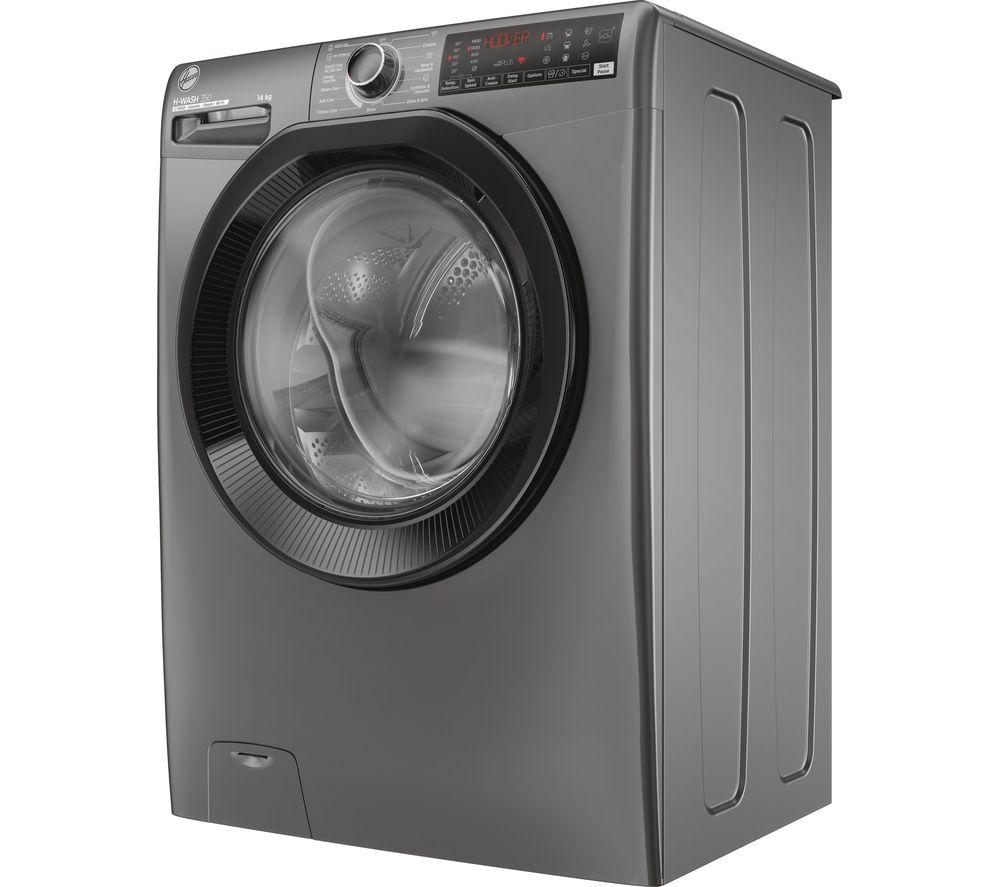 HOOVER H-Wash 350 H3WPS4146TAMBR80 WiFi-enabled 14 kg 1400 Spin Washing Machine - Graphite