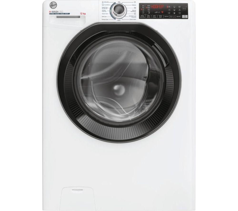 HOOVER H-Wash 350 H3WPS4126TAMB580 WiFi-enabled 12 kg 1400rpm Washing Machine - White