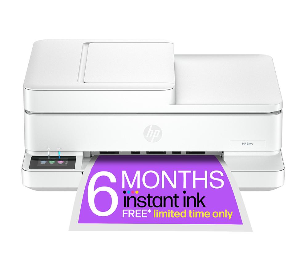 HP Envy 6530e All-in-One Inkjet Wireless Printer with Fax & 3 Months Instant Ink with HP