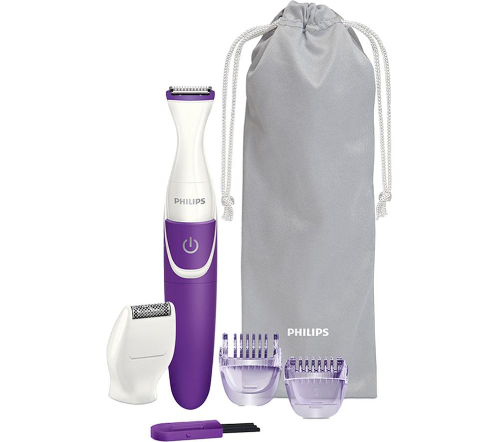 PHILIPS 2000 Series BRT383/15 Bikini Trimmer - White & Purple