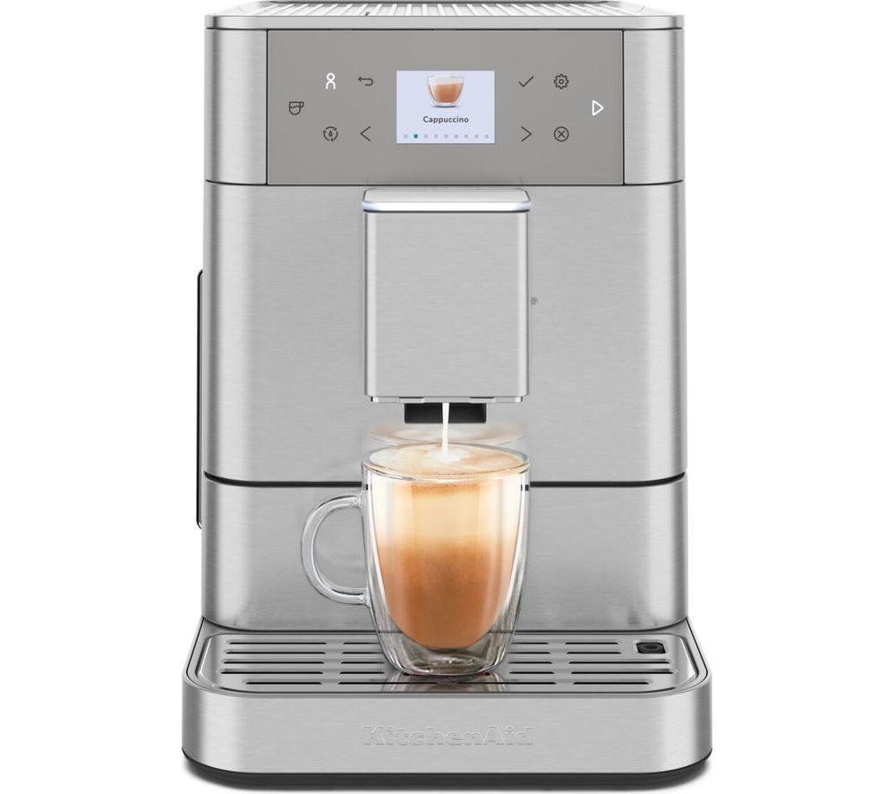 KITCHENAID KF6 5KES8556BSX Bean to Cup Coffee Machine - Stainless Steel