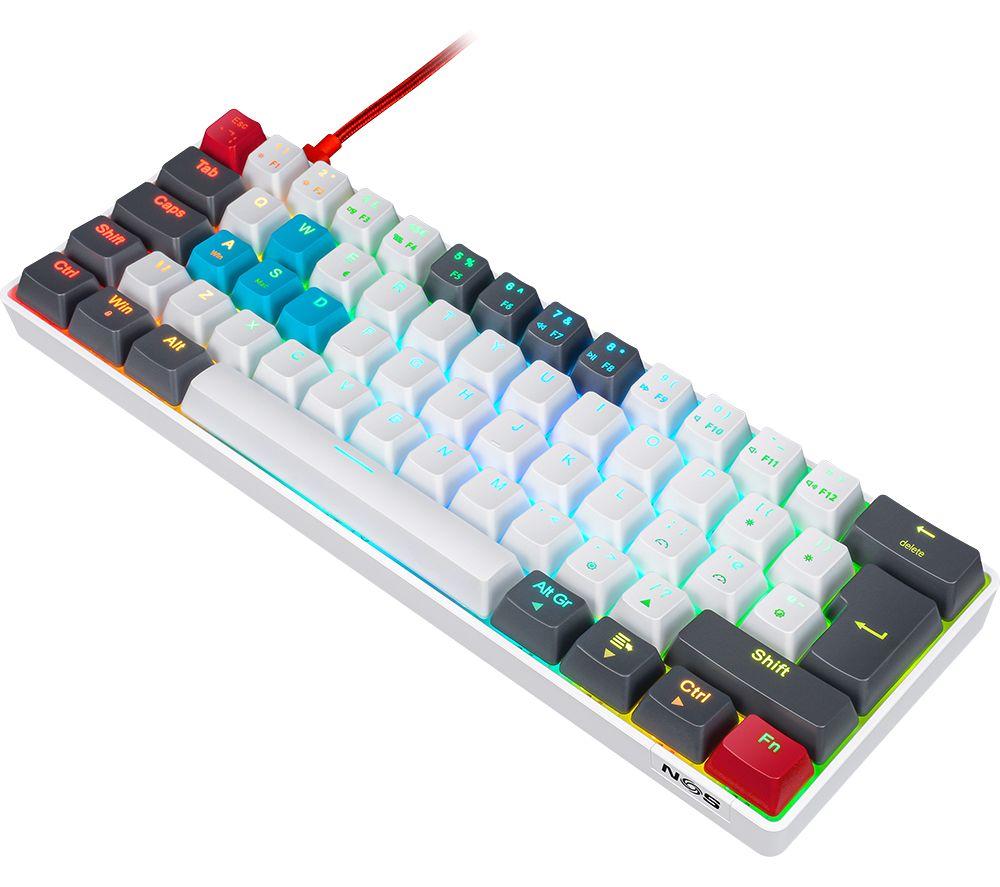 NOS C-450 Mini Pro RGB Mechanical Gaming Keyboard - Tilt