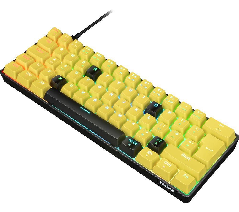NOS C-450 Mini Pro RGB Mechanical Gaming Keyboard - Smyle