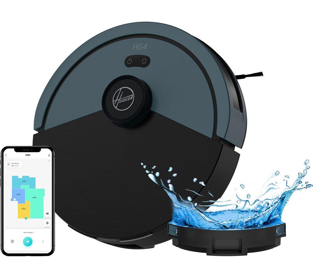 HOOVER HG4 Hydro Robot Vacuum Cleaner - Blue & Black