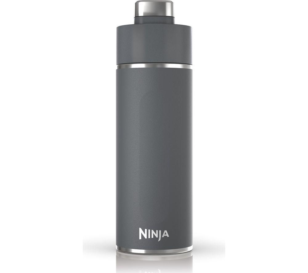 NINJA Thirsti Travel Water Bottle - Dark Grey, 530 ml