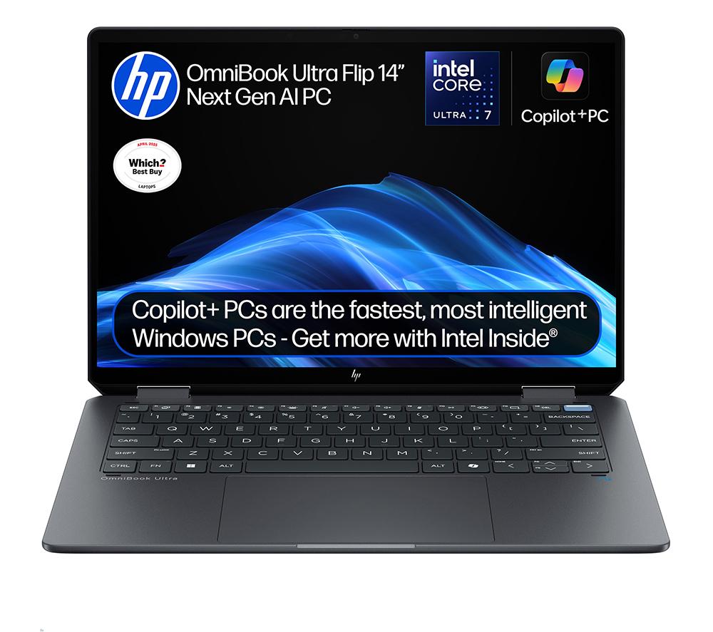 HP OmniBook Ultra Flip 14inch 2 in 1 Laptop - Intel®Core  Ultra 7, 2 TB SSD, Grey