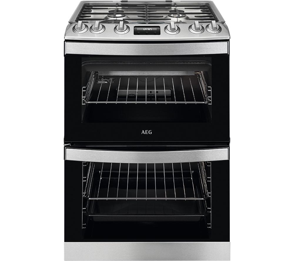 AEG CGB6131ACM 60 cm Gas Cooker - Stainless Steel