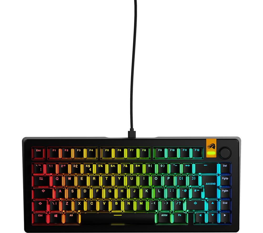 GLORIOUS GMMK 3 HE Prebuilt 75% Hall Effect Gaming Keyboard - Black