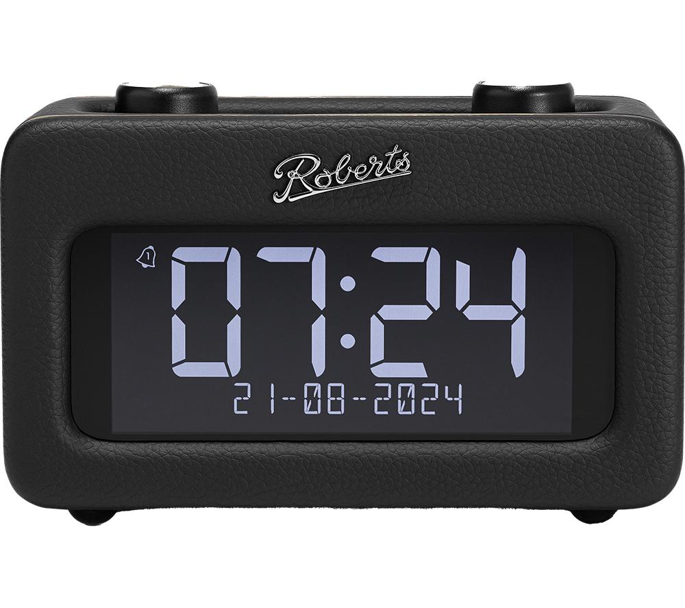 ROBERTS Revival Rest DAB+/FM Bluetooth Retro Clock Radio - Black