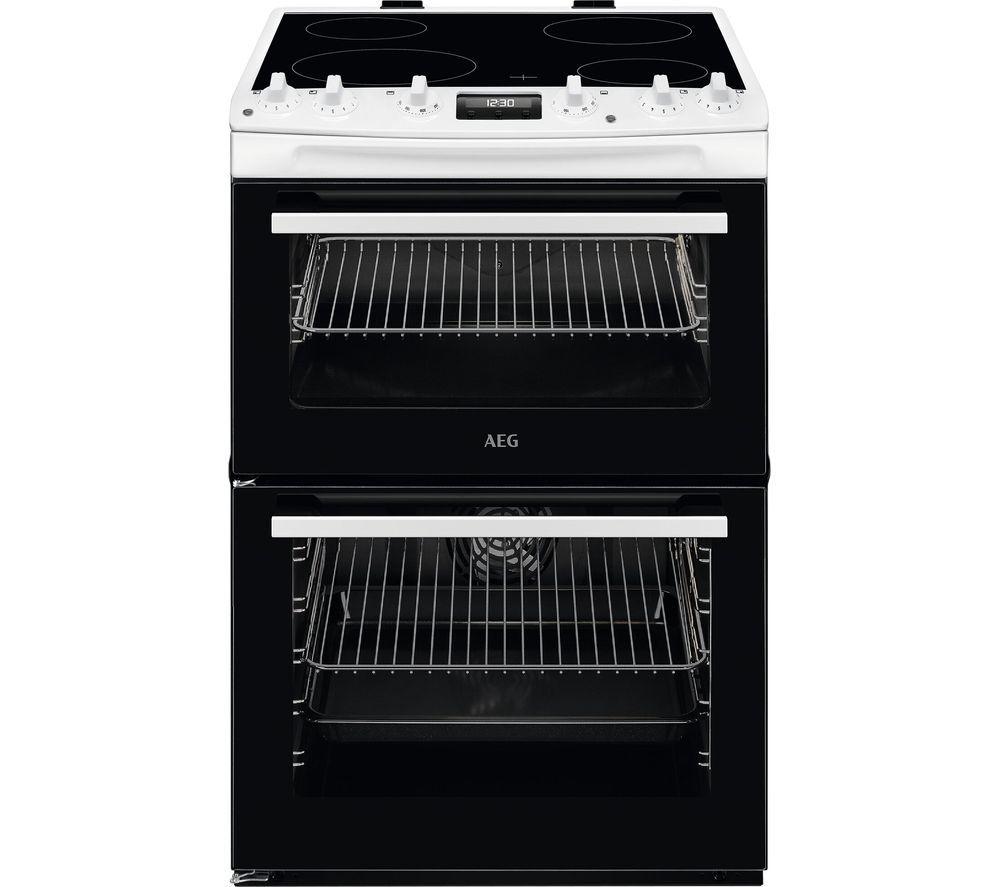 AEG 5000 SurroundCook CCX6540ACW 60 cm Electric Ceramic Cooker - White