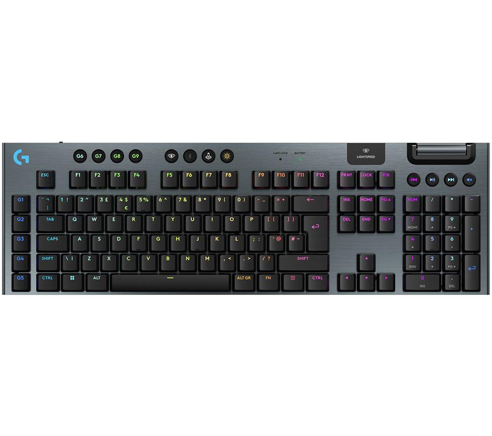 LOGITECH G915 X Lightspeed Wireless Mechanical Gaming Keyboard - Tactile Black