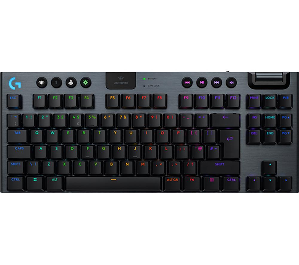LOGITECH G915 X LIGHTSPEED TKL Wireless Mechanical Gaming Keyboard - Tactile Black