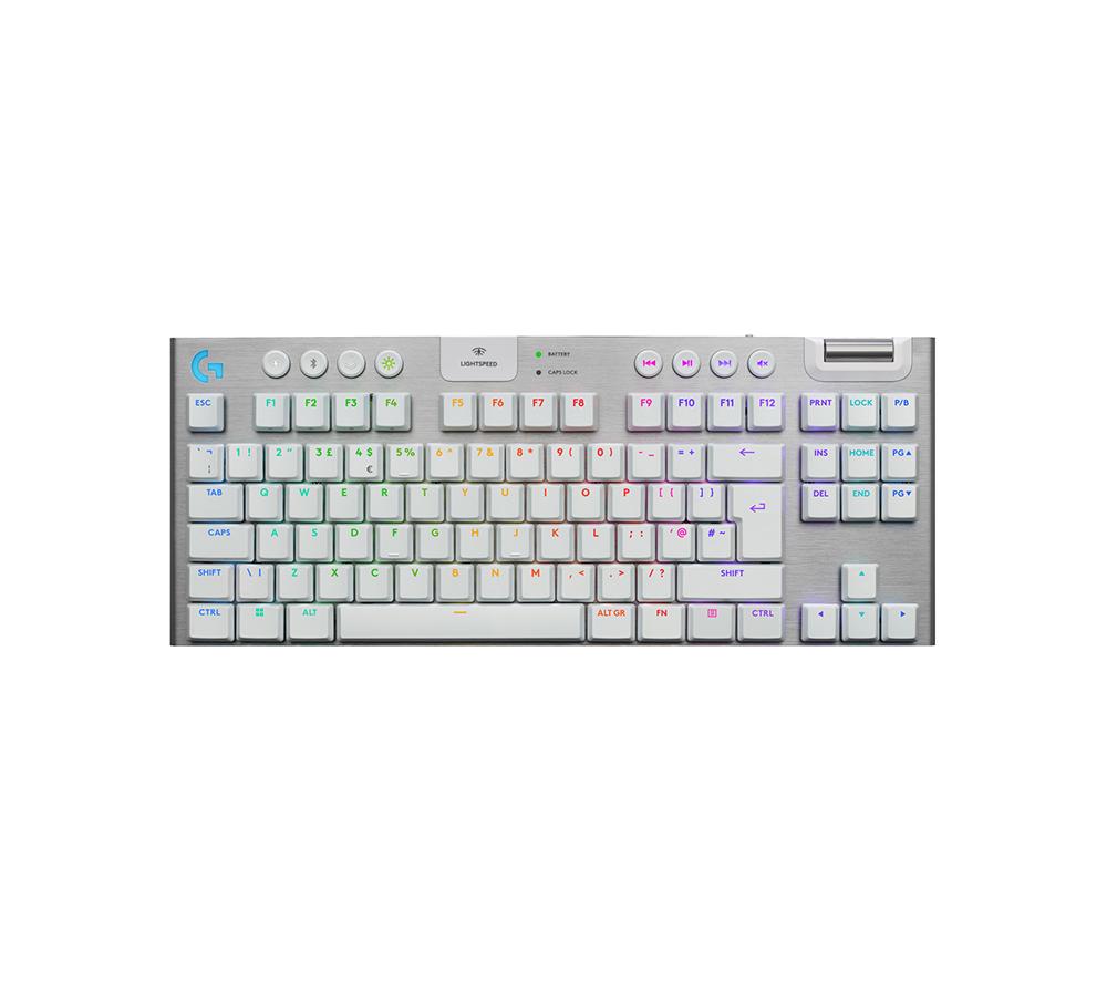 LOGITECH G915 X Lightspeed TKL Wireless Mechanical Gaming Keyboard - Tactile White