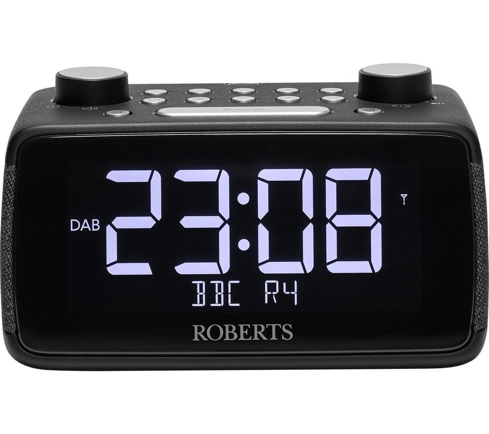 ROBERTS Ortus 4 DAB+/FM Clock Radio - Black