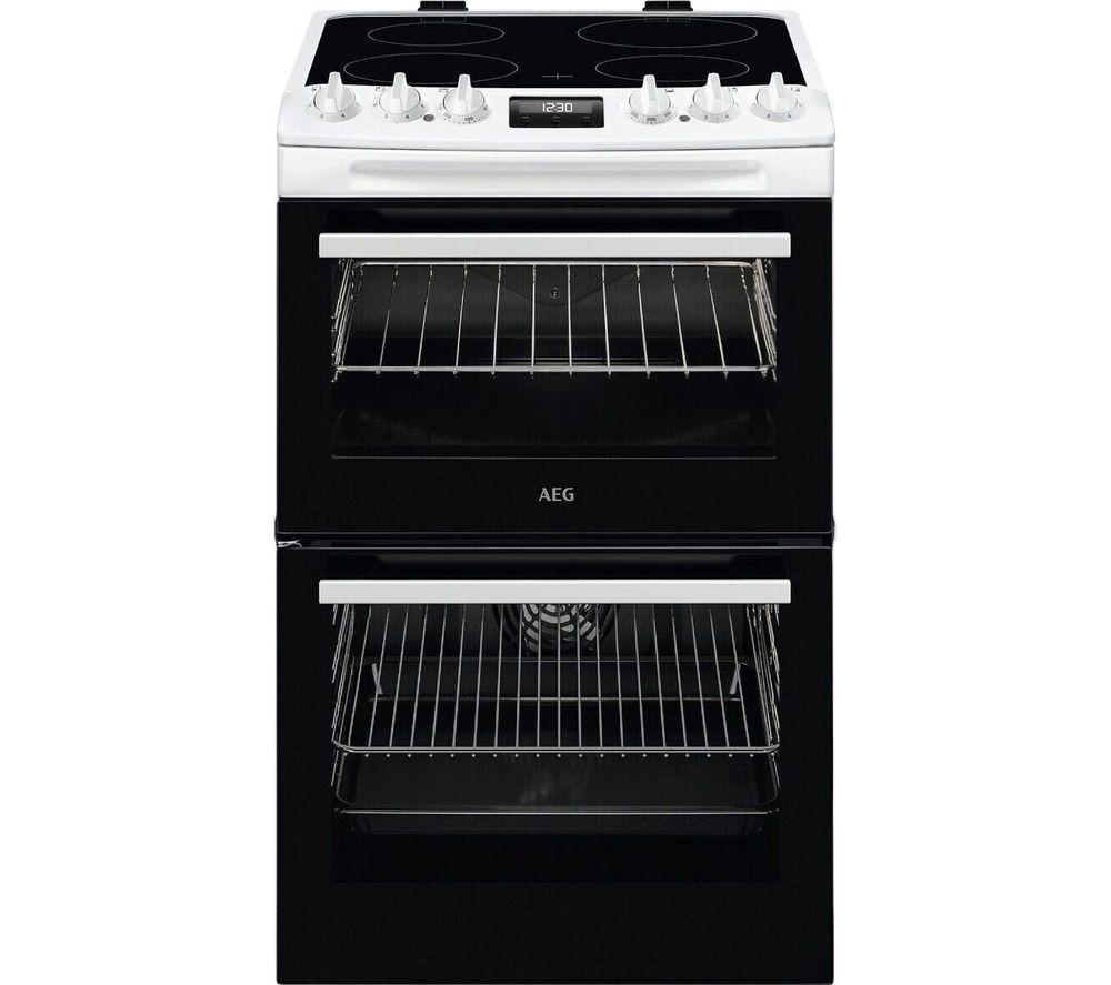 AEG 5000 SurroundCook CCX1530ACW 55 cm Electric Ceramic Cooker - White