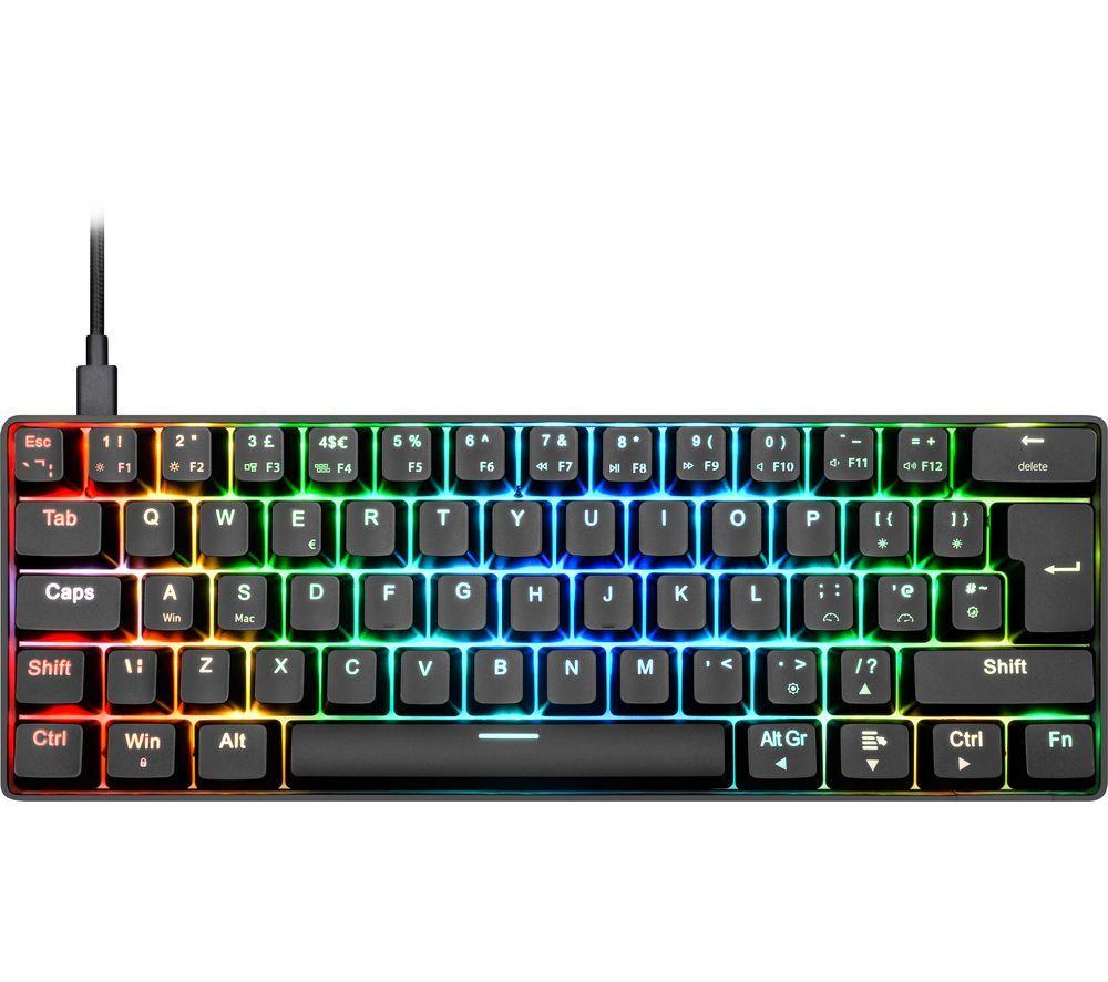 NOS C-250 Mini RGB Mechanical Gaming Keyboard - Black