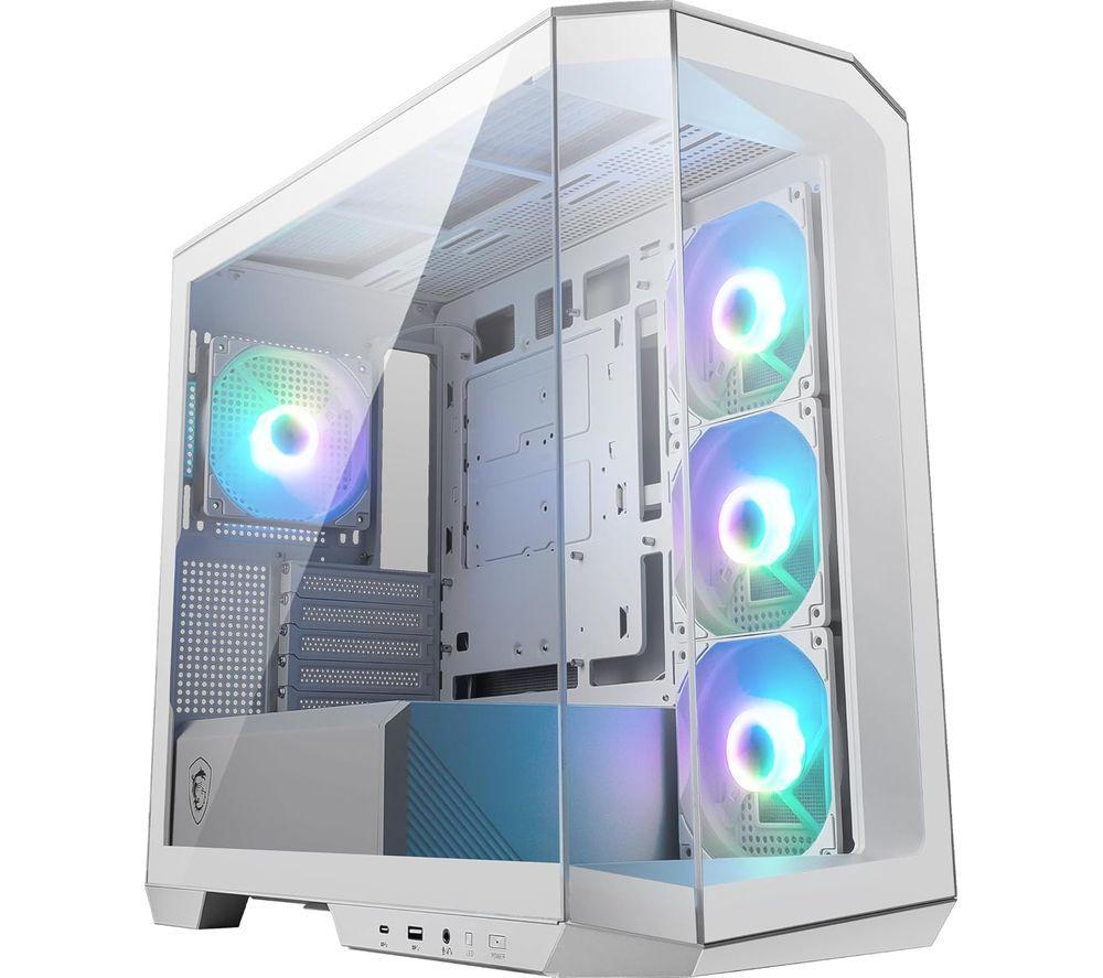 MSI MAG PANO M100R PZ MicroATX Mid-Tower PC Case - White