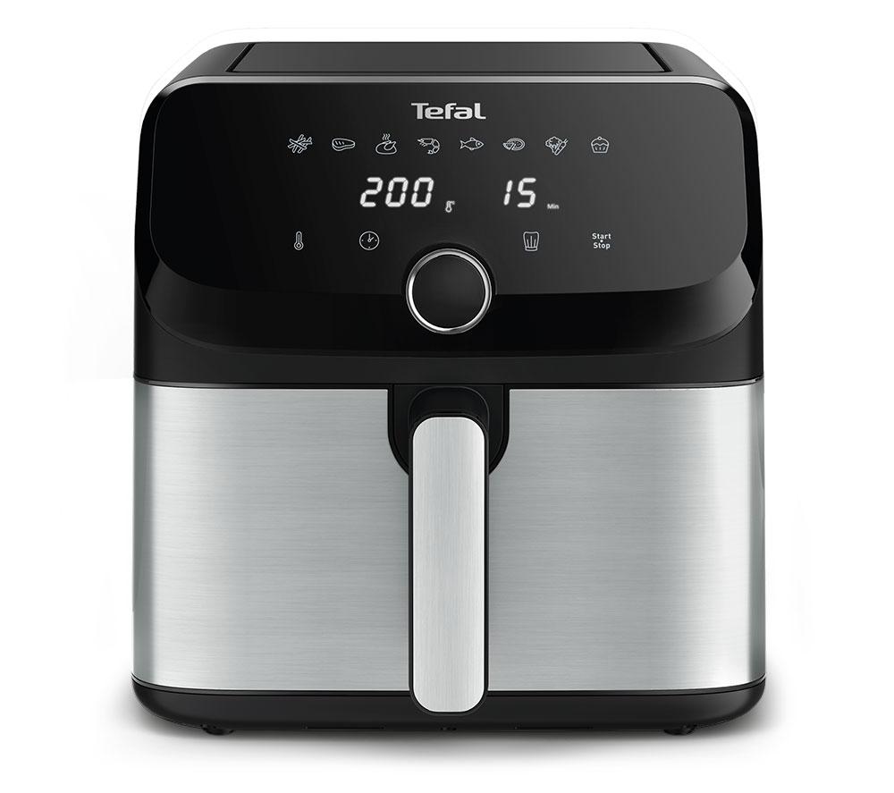 TEFAL Easy Fry Mega EY855D40 Air Fryer - Black & Silver