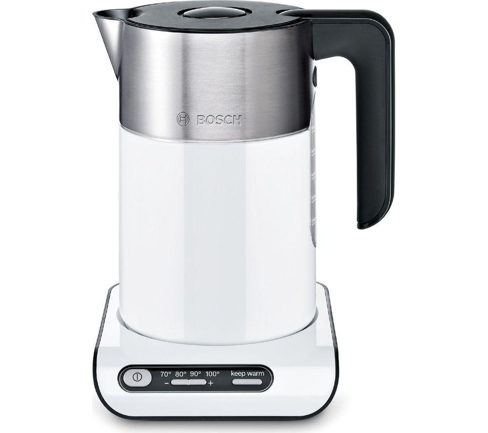 BOSCH Styline TWK8631GB Variable Temperature Jug Kettle - White