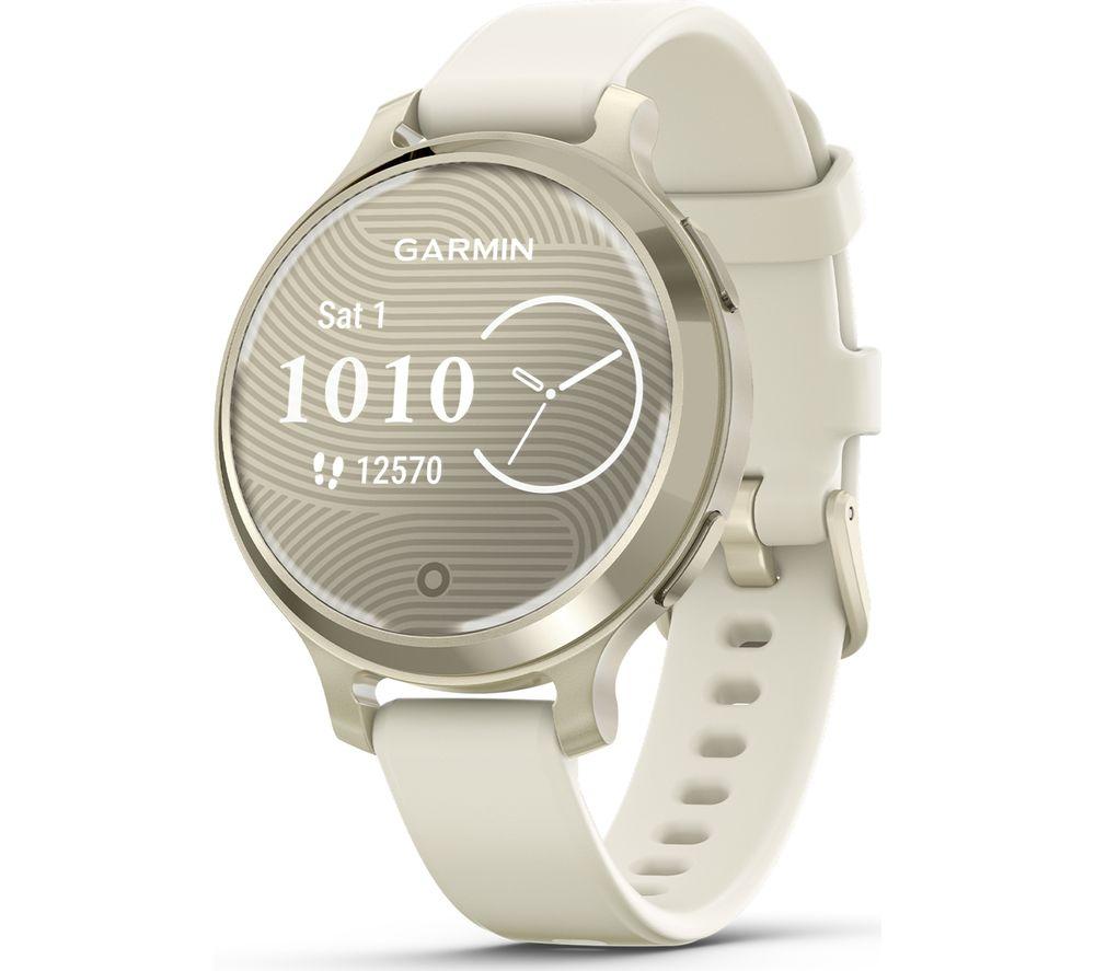 GARMIN Lily 2 Active Smart Watch - Lunar Gold & Bone