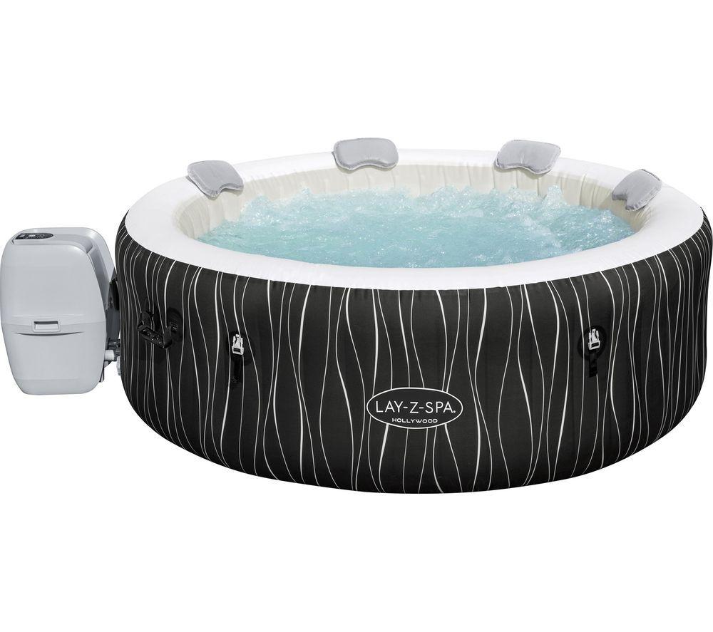 LAY-Z-SPA Hollywood AirJet Inflatable Hot Tub - Black