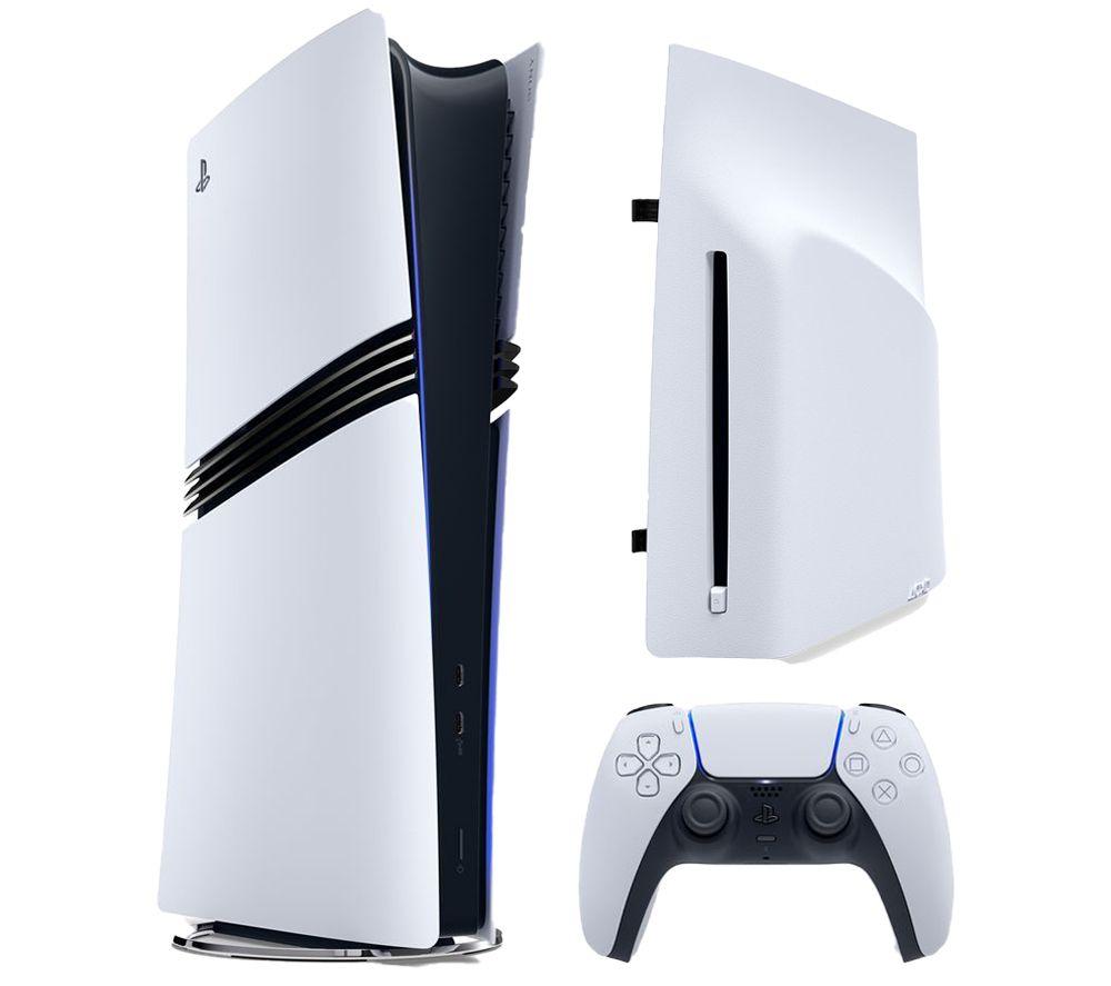 SONY PlayStation 5 Pro & Disc Drive For PS5 Digital Edition Consoles (White) Bundle