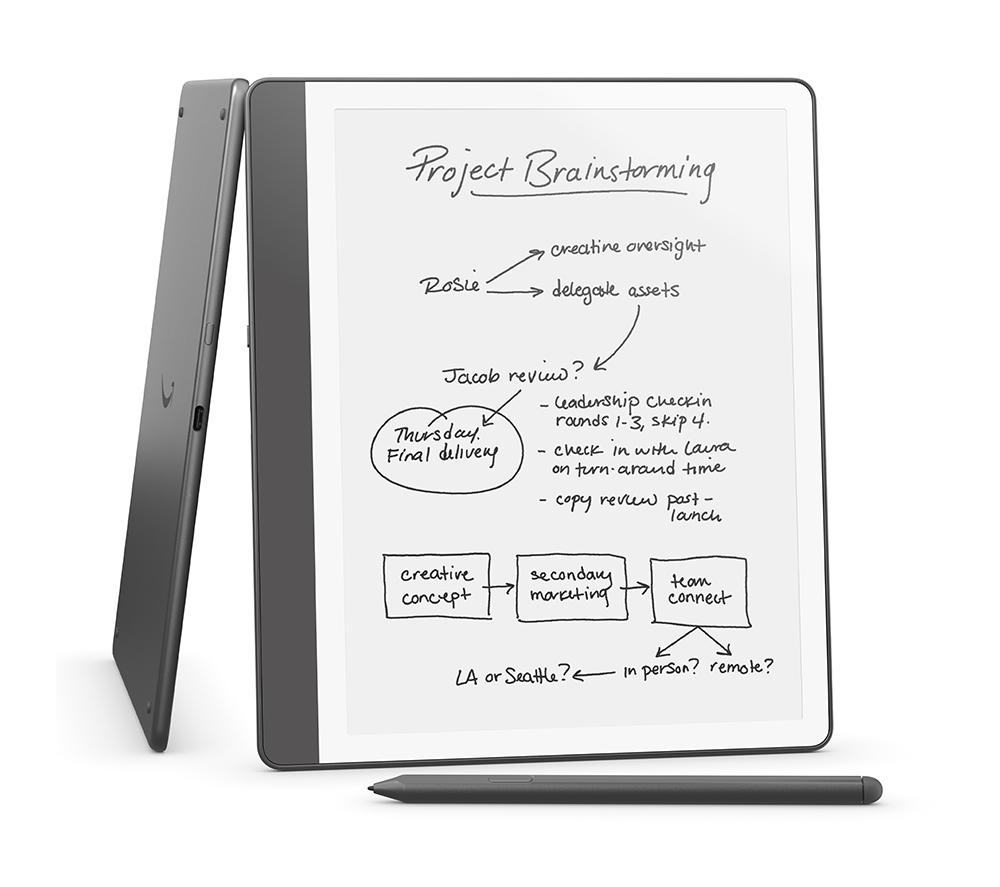 AMAZON Kindle Scribe (2024) 10.2inch eReader - Premium Pen, 16 GB, Tungsten Grey