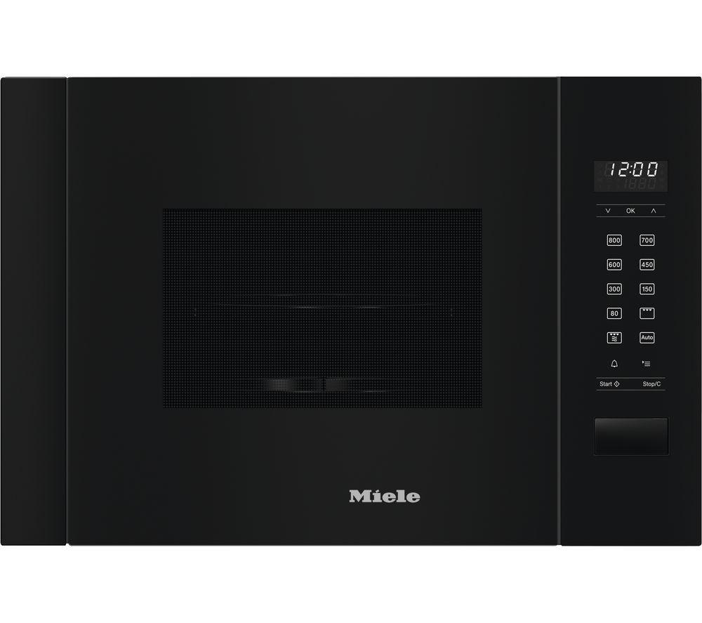 MIELE M2224SC GB OBSW Built-in Microwave with Grill - Obsidian Black