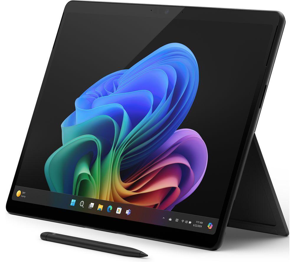 MICROSOFT 13inch Surface Pro OLED, Copilot PC - Snapdragon X Elite, 1 TB SSD, Black