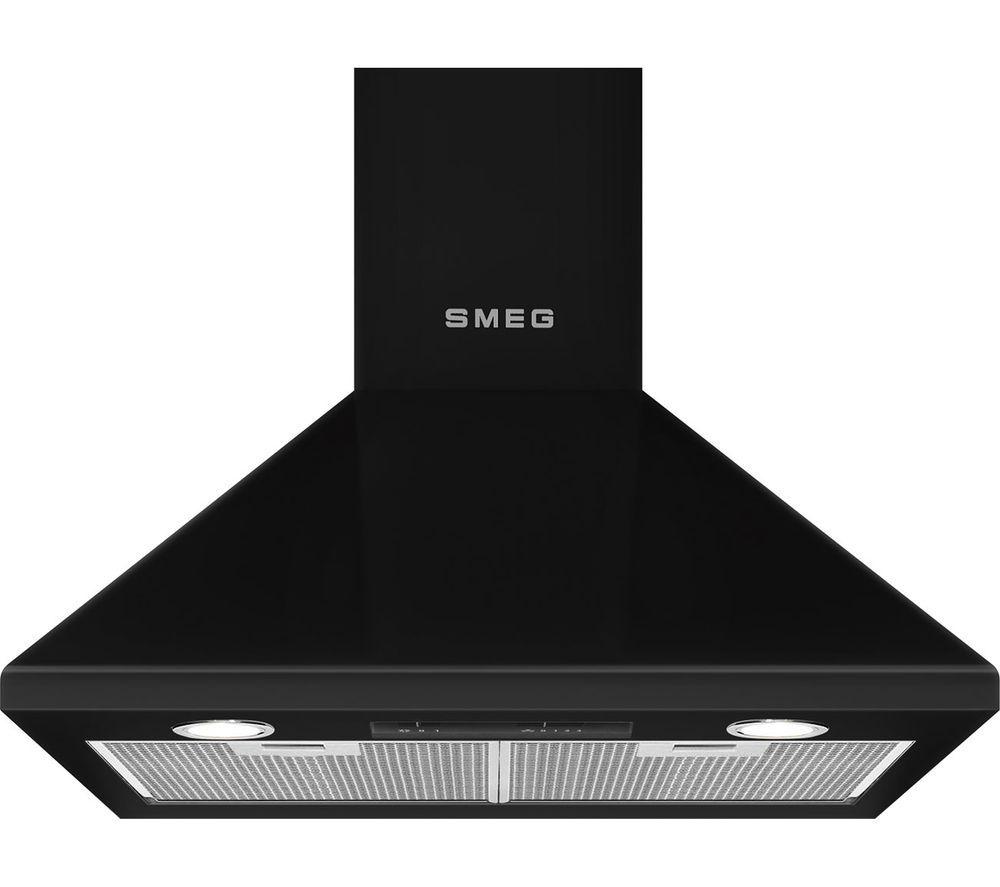 SMEG KSED95NEE Victoria Chimney Cooker Hood - Black