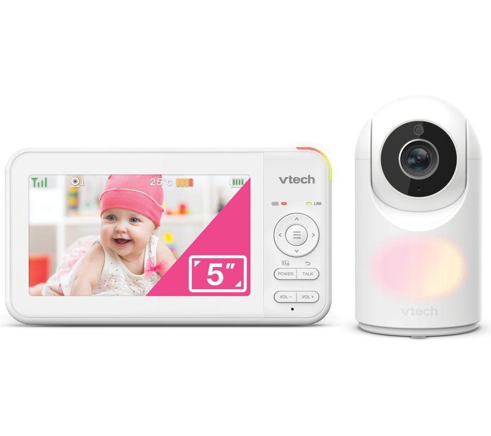 VTECH VM5467 5inch Pan & Tilt Video Baby Monitor - White