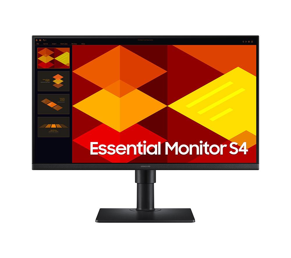 SAMSUNG LS24D400GAUXXU S4 Full HD 24inch IPS LCD Monitor - Black