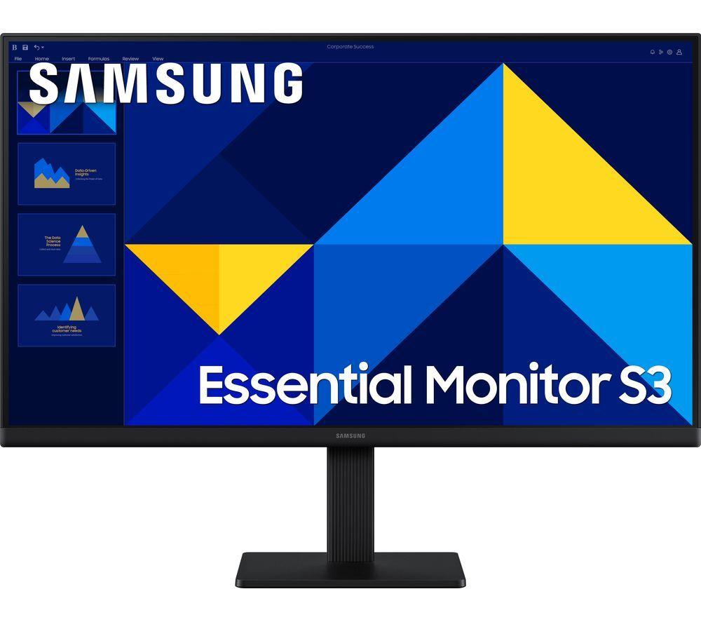 SAMSUNG LS24D300GAUXXU Full HD 24inch IPS LCD Monitor - Black