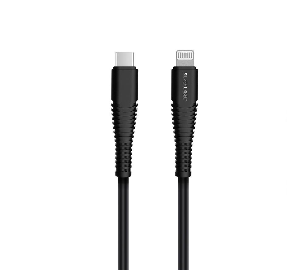SILVERLABEL USB Type-C to Lightning Cable - 1 m, Black