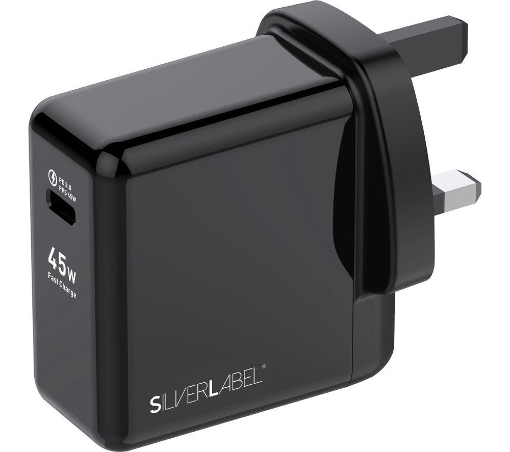 SILVERLABEL 29431SL10 45 W Universal USB Type-C Charger - Black
