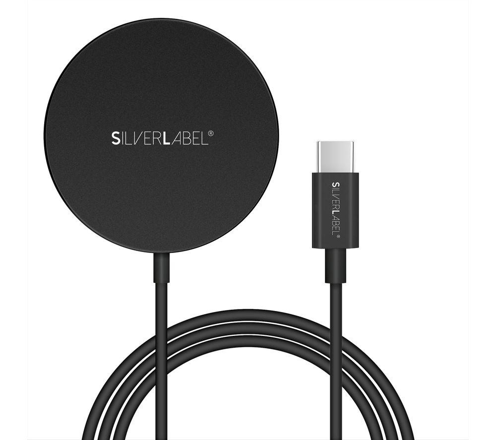 SILVERLABEL 30191SL51 15 W Magnetic Wireless Charger - Black
