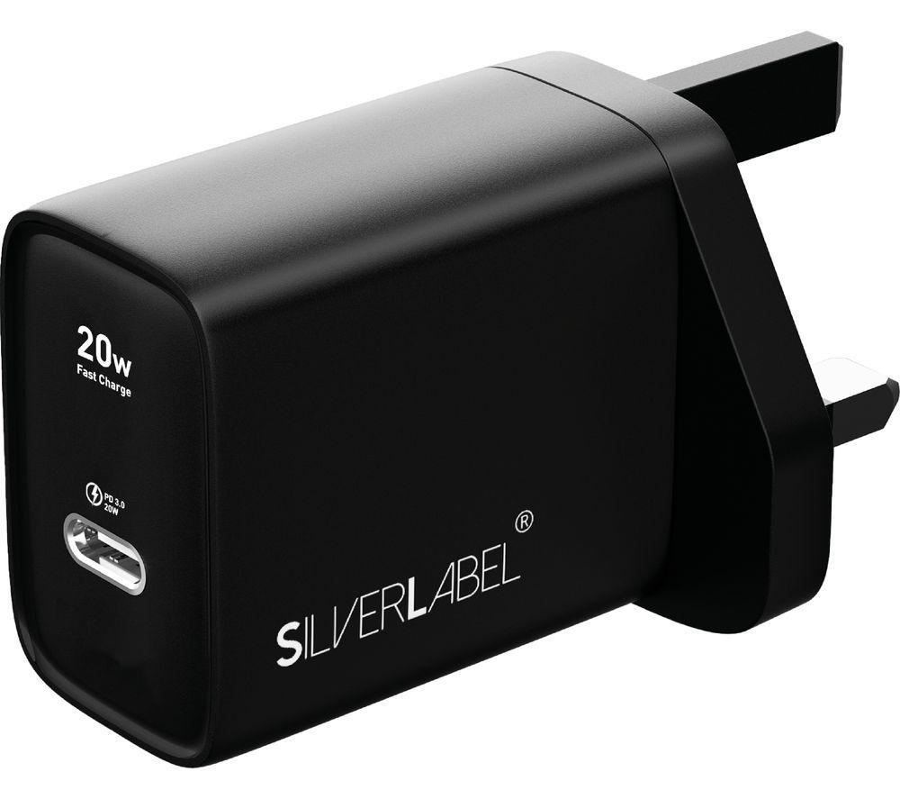 SILVERLABEL 29421SL10 20 W Universal USB Type-C Charger - Black