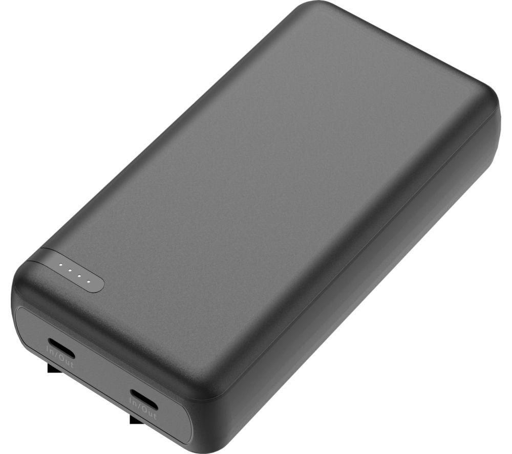 GOJI 20000 mAh Portable Power Bank - Black