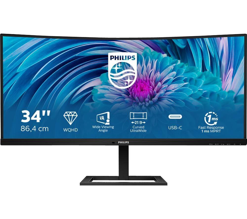 PHILIPS 346E2CUAE/00 Wide Quad HD 34