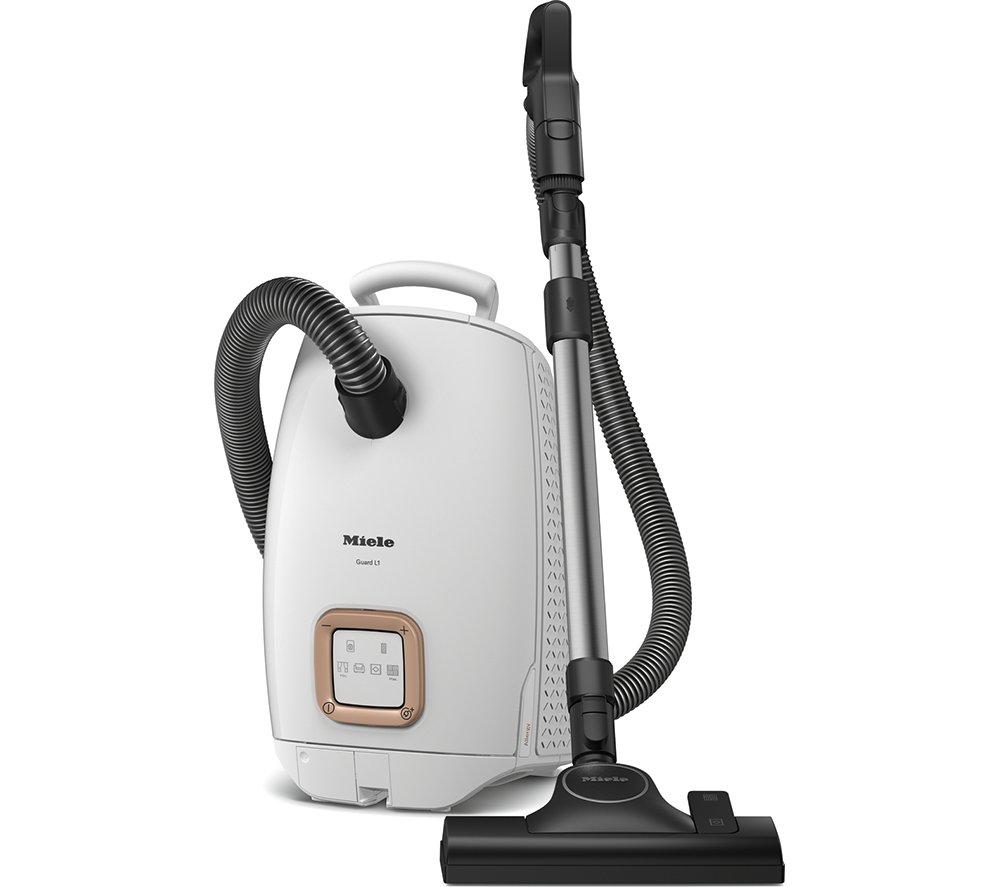 MIELE Guard L1 Allergy Cylinder Bagged Vacuum Cleaner - White