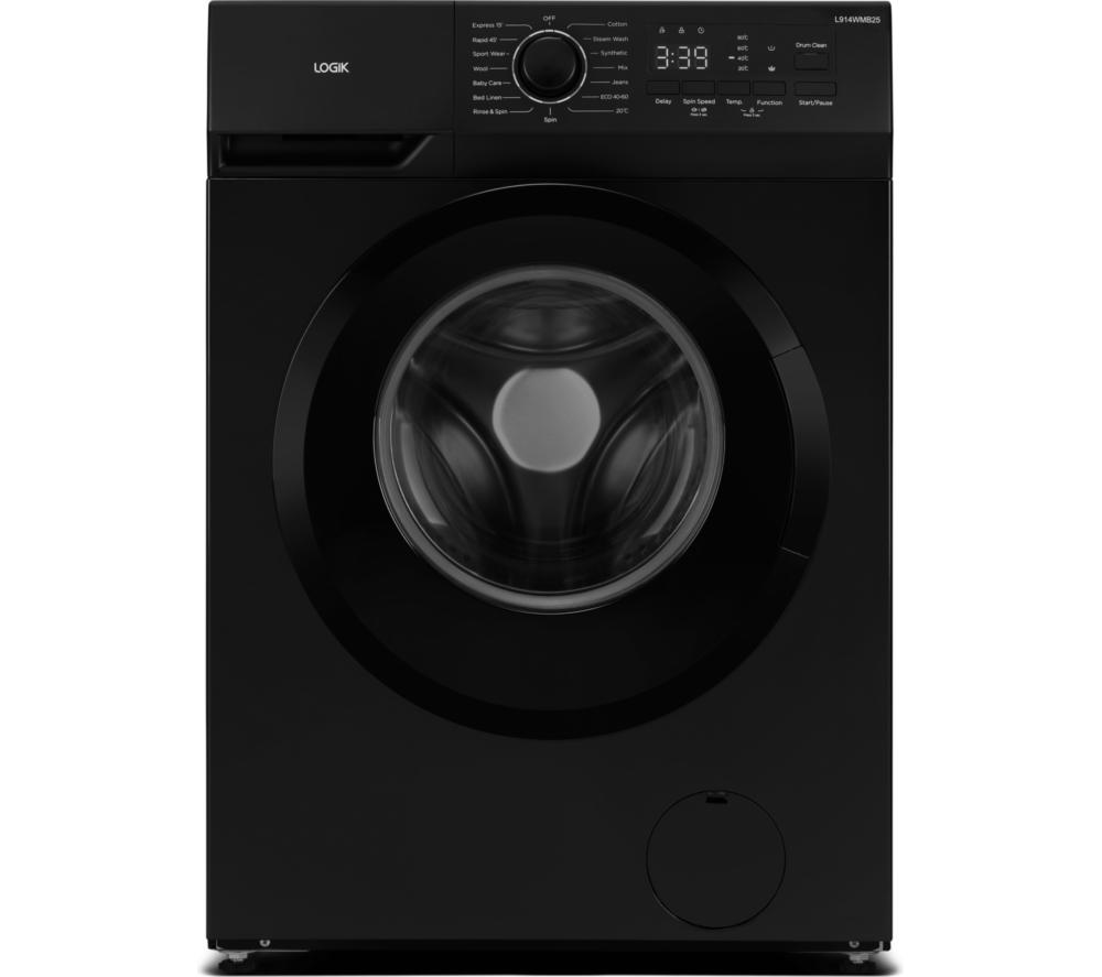 LOGIK L914WMB25 9 kg 1400 Spin Washing Machine - Black