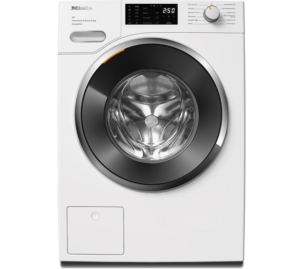 MIELE WWE380 WCS PWash&Steam WiFi-enabled 8 kg 1400 Spin Washing Machine - Lotus White